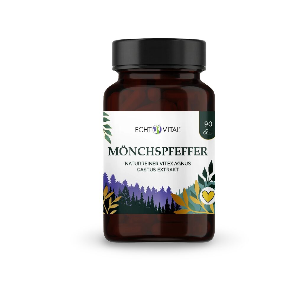 Mönchspfeffer hochdosiert, vegan – 90 Kapseln