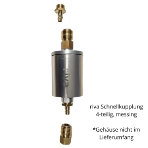 riva Schnellkupplung 4-teilig